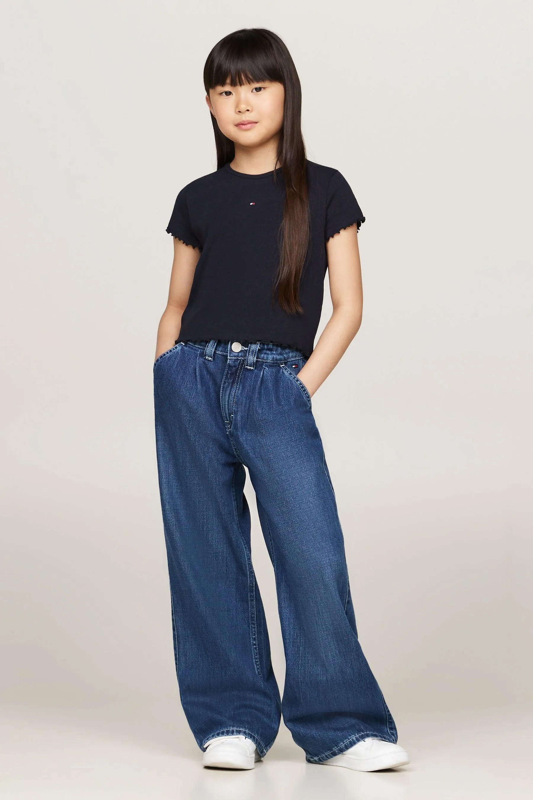 Tommy Hilfiger Blu - Essential Rib Maniche corte  Top    